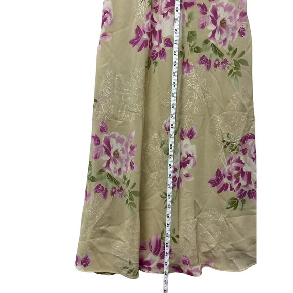 Vintage Romantic Fully Lined JG Hook Sleeveless Floral Midi Dress 90s Y2K Sz 6P - Picture 11 of 12
